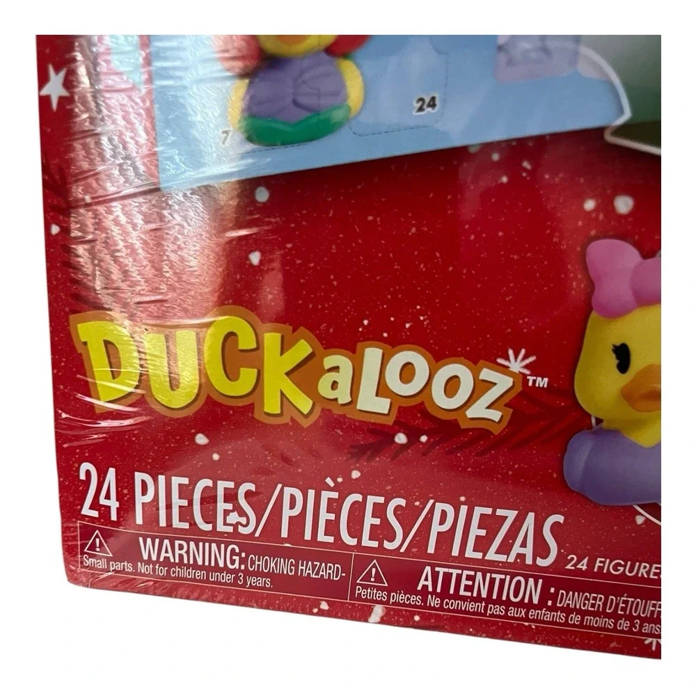 Disney Duckalooz Christmas Advent Calendar 24 Rubber Duck Figures Toy New 2025